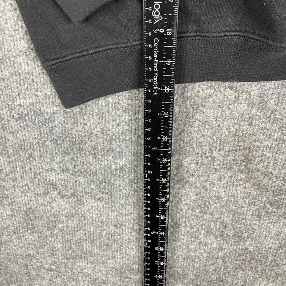 Reebok Sweatshirt Boys Large Black Logo Crewneck USA Vintage 90s - Picture 2 of 7